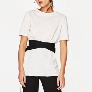 Zara T-shirt with Crossover Straps